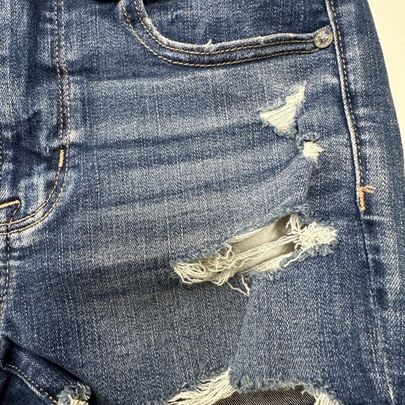 AE Ne(x)t Level High rise Denim Short Short sz 6 - Picture 7 of 15